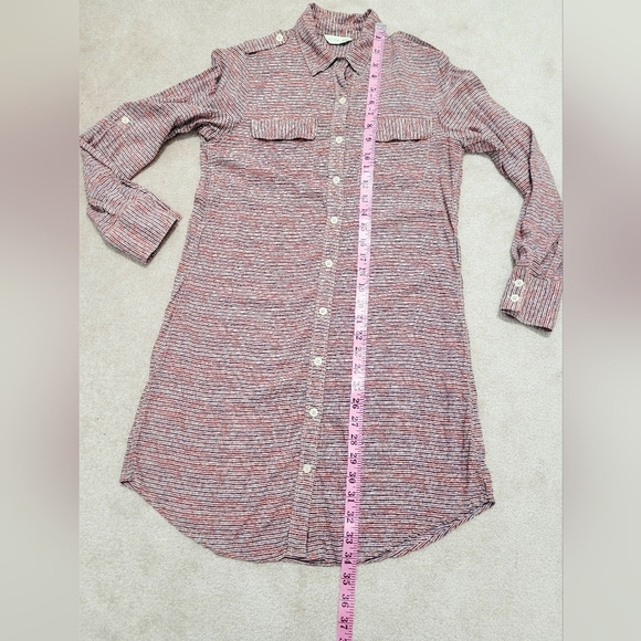 Anthropologie 11.1.TYLHO Woman’s Red Tunic Dress Size Small **no Belt** - Picture 7 of 11